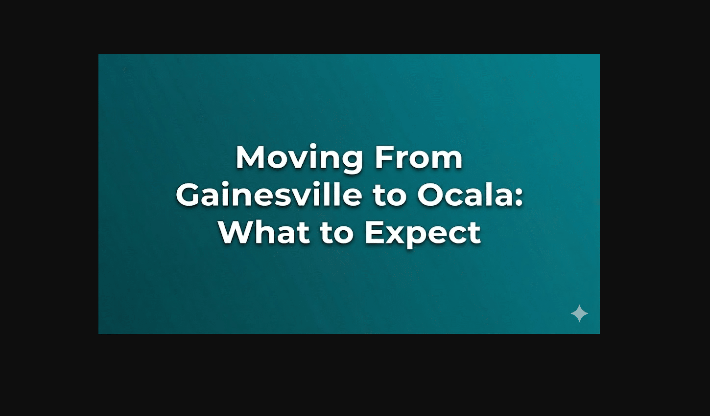 Moving From Gainesville to Ocala: What to Expect