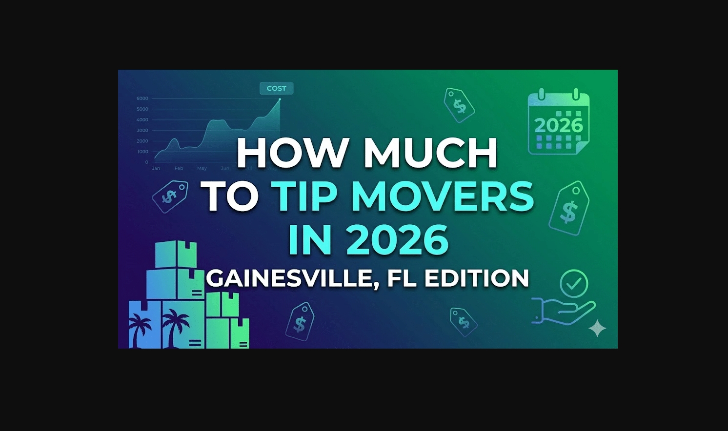 How Much To Tip Movers in 2026 in Gainesville, FL